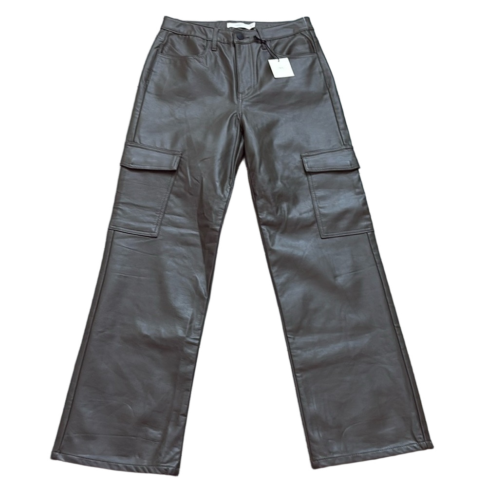 MM64 Tgla vegan leather high waisted pant